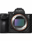 Double Black Spiral - Skin Camere Foto Sony